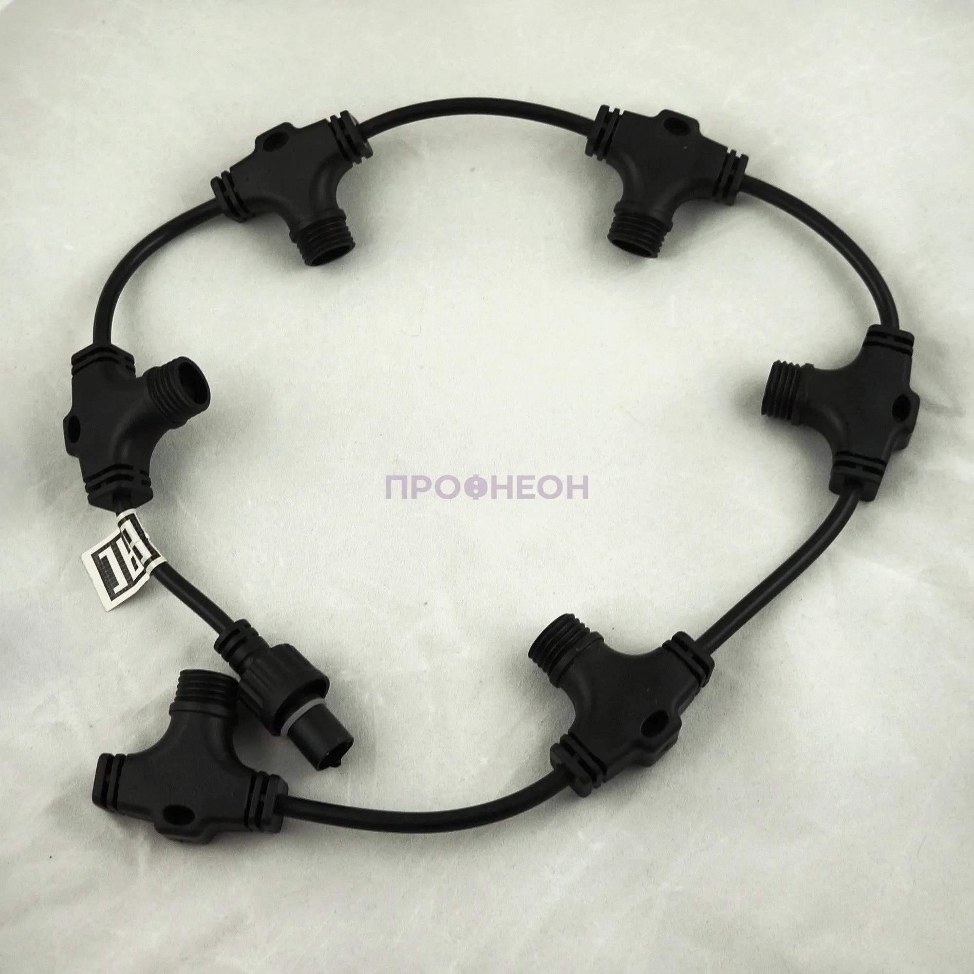 Шлейф с 6 коннекторами для гирлянд-нитей