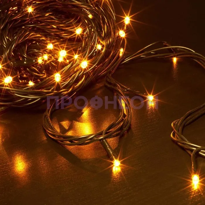 Гирлянда-нить LED Твинкл Лайт, 20м, IP54, желтый, с контроллером