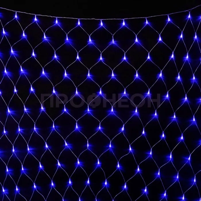 Гирлянда-сеть светодиодная (LED Нет Лайт), 2*3м, синий