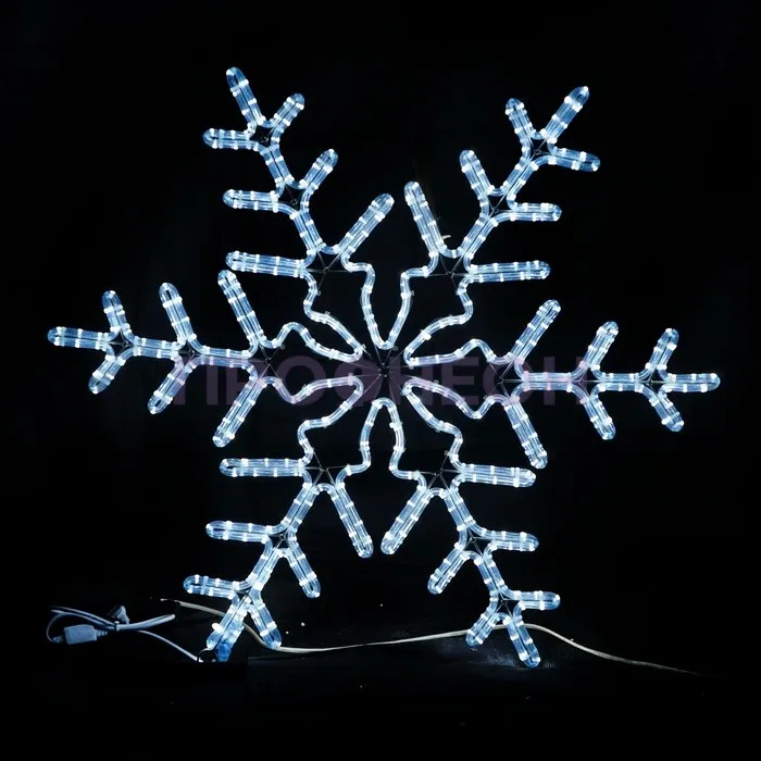 Световая фигура «Большая Снежинка LED» 95*95 см, белая
