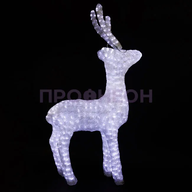 Световая фигура «Олень стоит», 120 см