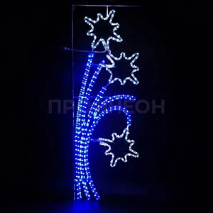 Светодиодная консоль Звезды из дюралайта