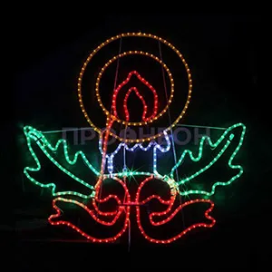 Светодиодная консоль новогодняя свеча