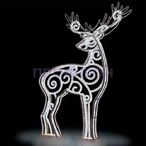 Светящаяся фигура Олень из LED дюралайта