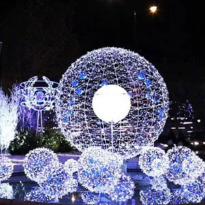 новогодние светочые шары