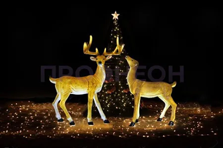 Светодиодный олень из акрила