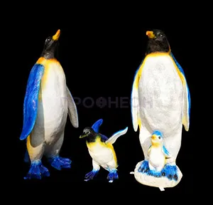 Световые фигуры пингвинов из акрила