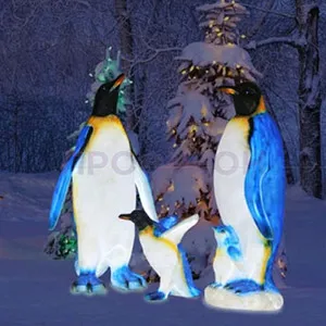 Светодиодные пингвины из акрила