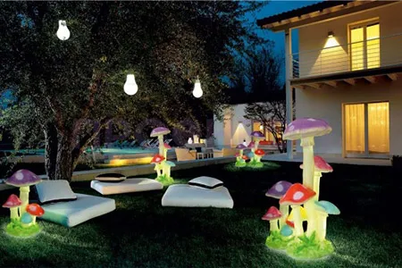 Светодиодные грибы из акрила