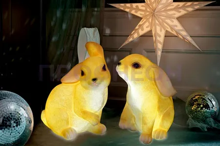 Светодиодные кролики из акрила