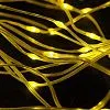 LED гирлянда-нить желтого цвета 10 метров в упаковке, вид крупным планом