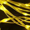 LED гирлянда-нить желтого цвета 10 метров в упаковке, вид крупным планом