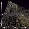 Светодиодный дождь Плей Лайт, нити 2 на 9 метров, белый теплый свет, каучуковая изоляция