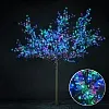 Световое дерево «Сакура», диаметр 2.0 м, высота 2.5 м, 1728 лепестков, мультиколор, 24В