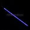 Светодиодная гирлянда в виде тающих сосулек синего цвета, длина 80 сантиметров.