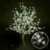 Световой куст вишневый теплый белый 224 светодиода для уличного декора