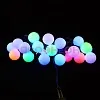 Светодиодная гирлянда Мультишарики Макси, 5м, диаметр 40мм, RGB