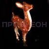 Крупный план ветвей светодиодного оленя коричневого цвета: плотные диоды, каркас и провод 24V