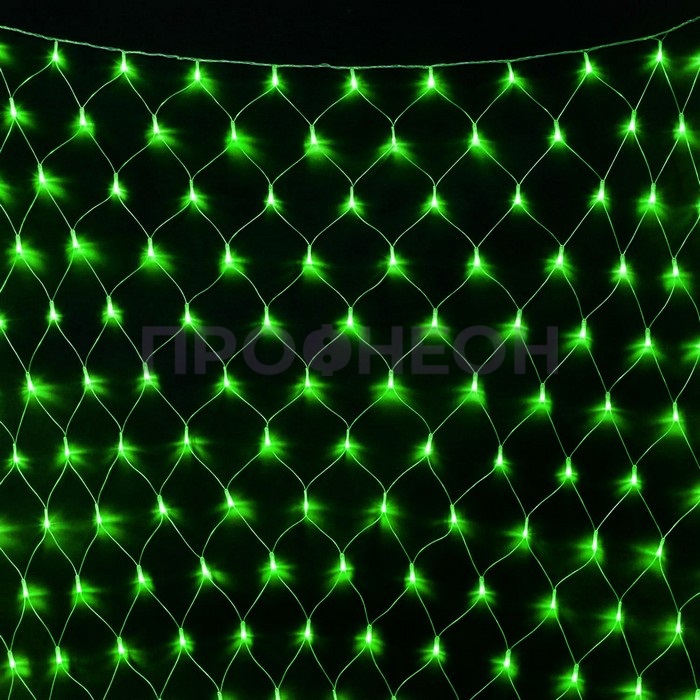 Гирлянда-сеть светодиодная (LED Нет Лайт), 2*2м, зеленая