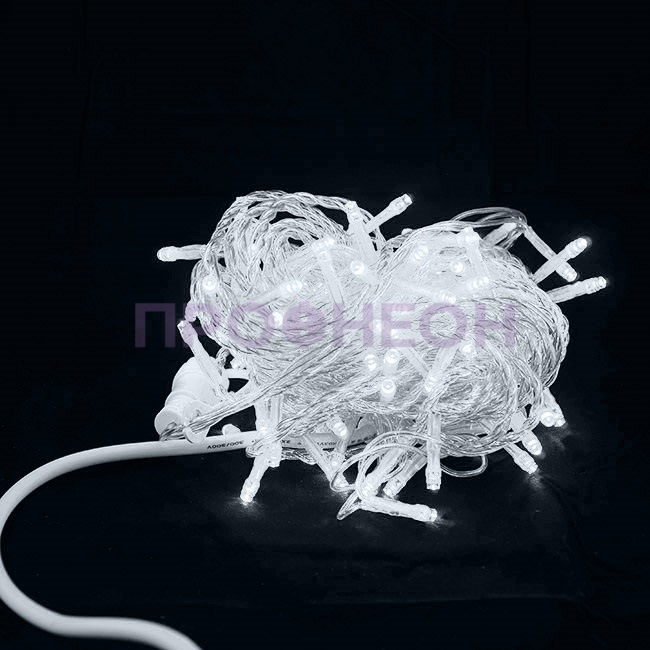 Гирлянда-нить LED Стринг Лайт, 10м, IP54, белый холодный