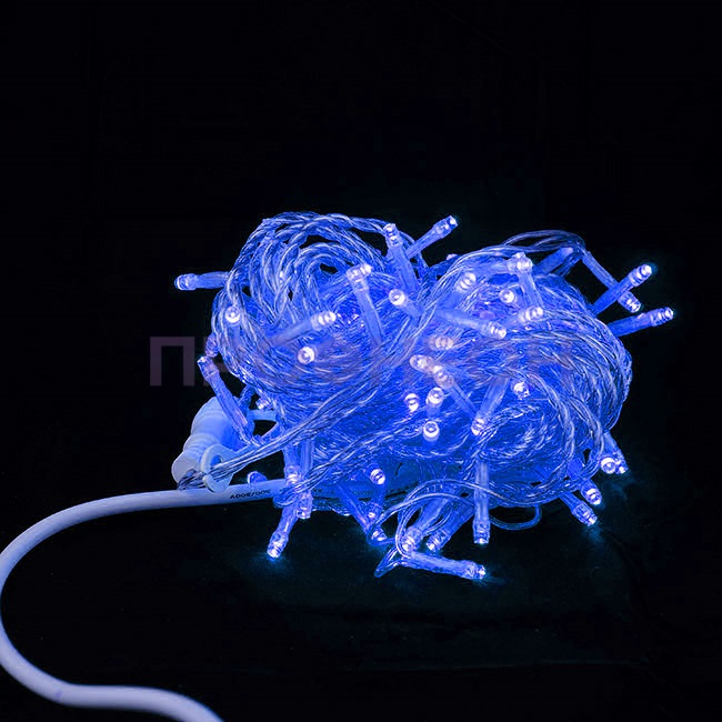 Гирлянда-нить LED Стринг Лайт, 10м, IP54, синий