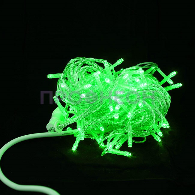 Гирлянда-нить LED Стринг Лайт, 10м, IP54, зеленый