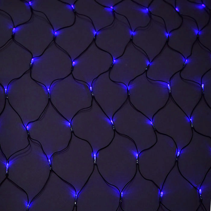 Гирлянда-сеть светодиодная (LED Нет Лайт), 2*2м, синяя