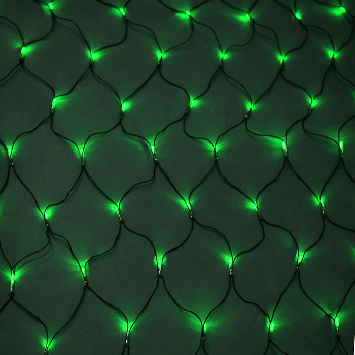 Гирлянда-сеть светодиодная (LED Нет Лайт), 2*2м, зеленая