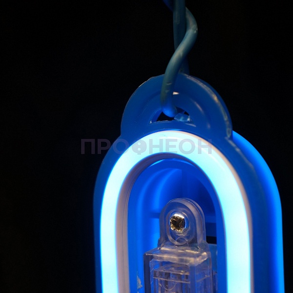 Световая фигура «Снежинка LED» 80*80 см, синяя с динамикой Световая фигура «Снежинка LED» 40*40 см, белая