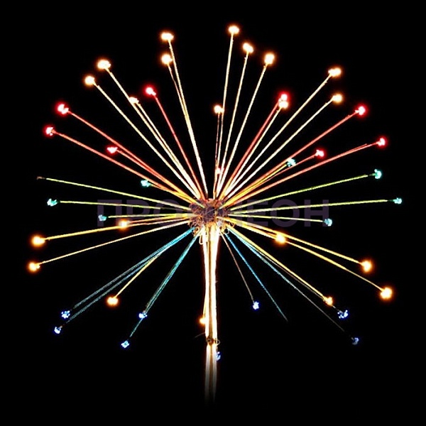 Светодиодный фейерверк «Шар», 1,5*1,5м, мульти Светодиодный фейерверк «Шар», 1,5*1,5м, мульти