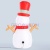 Фигура надувная световая «Снеговик в красном цилиндре», 120 см