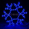 Световая фигура «Снежинка LED» 40*40 см, синяя

