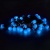 Светодиодная гирлянда Мультишарики Мини, 10м, синий