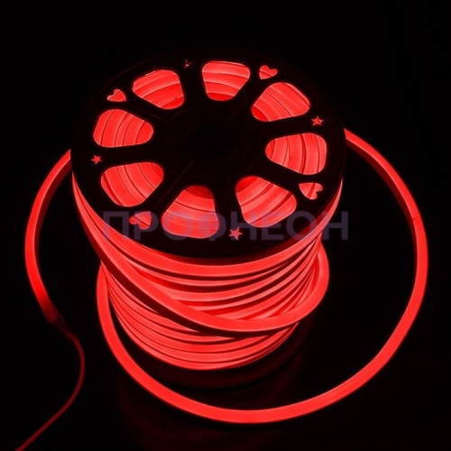 Гибкий неон — LED Neon Flex. Красный, 15*26 мм, цена за 1м