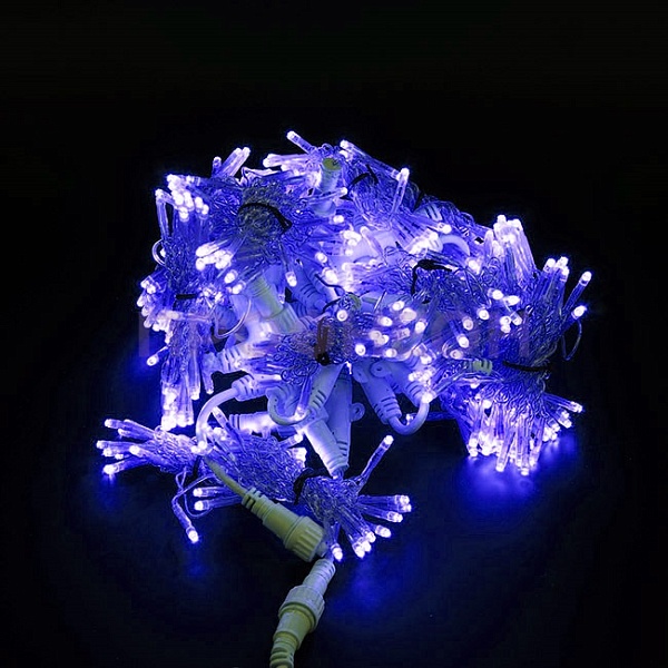 Светодиодный дождь Плей Лайт, 2*6м, IP54, синий Светодиодный дождь Плей Лайт, 2*6м, IP54, синий