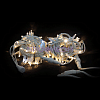 LED гирлянда-нить Стринг Лайт 10м каучуковая IP65 теплый белый мерцающий