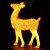 Световая фигура акриловая 3D, Благородный олень, коричневый, 100 см