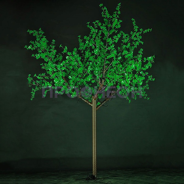 Световое дерево «Сакура», диаметр 2.0 м, высота 2.5 м, 1728 лепестков, зеленое, 24В Световое дерево «Сакура», диаметр 2.0 м, высота 2.5 м, 1728 лепестков, зеленое, 24В