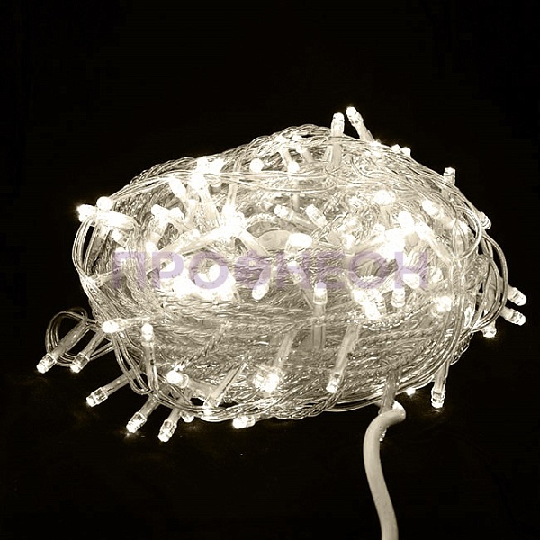 Гирлянда-нить LED Стринг Лайт, 20м, IP54, белый теплый Гирлянда-нить LED Стринг Лайт, 20м, IP54, белый теплый