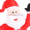 Фигура надувная «Дед Мороз с подарком приветствует», 120 см Фигура надувная «Дед Мороз с подарком приветствует» с подсветкой, 120 см