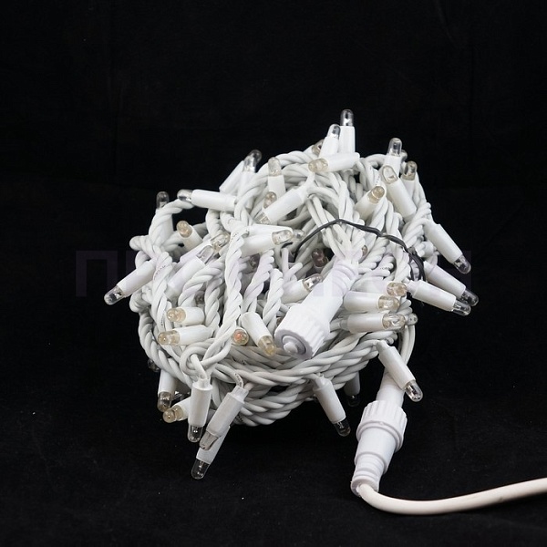 Гирлянда-нить LED Стринг Лайт, 10м, КАУЧУК, IP65, желтый Гирлянда-нить LED Стринг Лайт, 10м, КАУЧУК, IP65, желтый