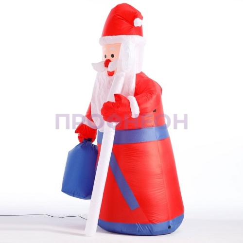 Фигура световая надувная «Дед Мороз в красной шубе»
