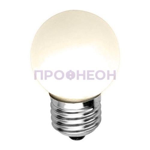 Светодиодная лампа для Белт Лайта, d=40мм, цоколь Е27, 5 диодов, теплый белый