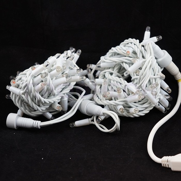 Гирлянда-нить LED Стринг Лайт, 10м, КАУЧУК, IP65, белый холодный, 24В Гирлянда-нить LED Стринг Лайт, 10м, КАУЧУК, IP65, белый холодный, 24В