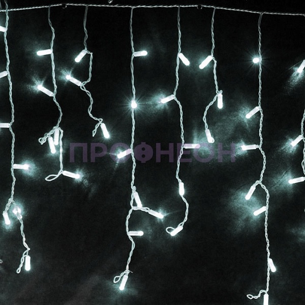 Гирлянда-бахрома светодиодная, 5*0.7м, ПВХ, IP65, белый холодный Гирлянда-бахрома светодиодная, 5*0.7м, ПВХ, IP65, белый холодный