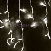 Гирлянда-бахрома светодиодная, 3*0.5м, силикон IP44, белый теплый