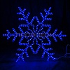 Световая фигура «Большая Снежинка LED» 95*95 см, синяя
